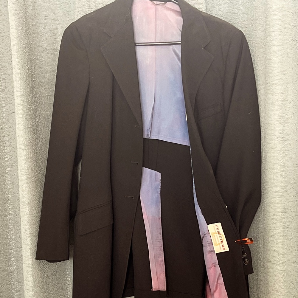 English equestrian Jacket and blouse size 38